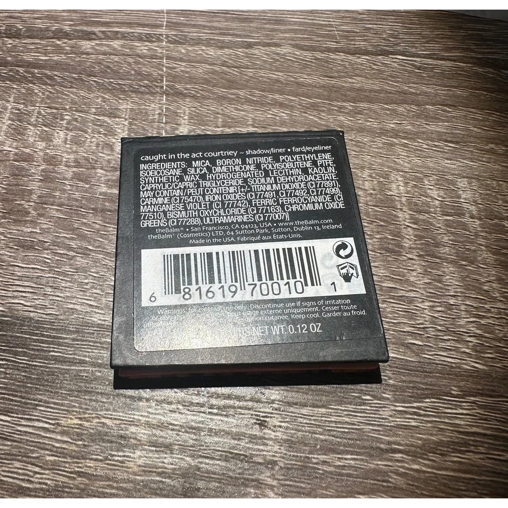 theBalm Shady Lady Eyeshadow Caught in the‎ Act Courtney Brown Shimmer eye